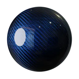 Blue Carbon Fiber