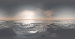 Soft Grey Sea Horizon