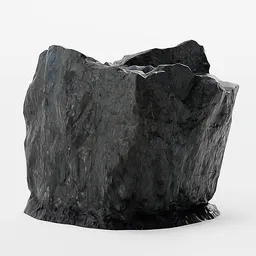 Square Boulder Black
