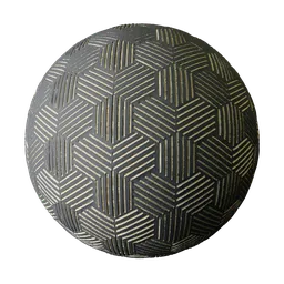 Geometric Paving Pattern Texture