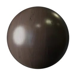 Dark Walnut Wood Texture – Seamless PBR