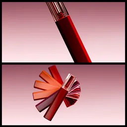 Cosmetics array rotation shot