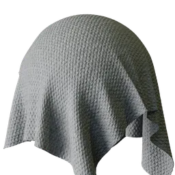 Grey Braided Fabric