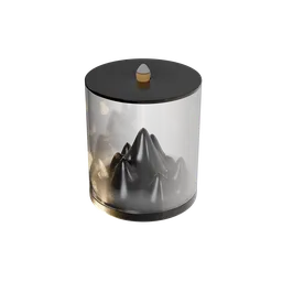 "Backflow incense sculpture in Blender 3D featuring a candle on a table with dark metal texture, resembling an ice cream cone. The intricate design includes a black fluid simulation, inspired by Johann Gottfried Steffan, and a tin can."

or

"Blender 3D model of a backflow incense sculpture showcasing a candle on a table with a dark metal texture. The design incorporates elements such as an ice cream cone, black fluid simulation, and a tin can, taking inspiration from Johann Gottfried Steffan."