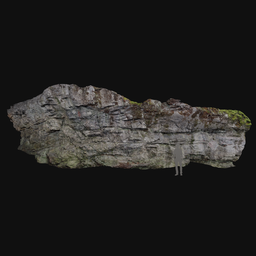 Detail-rich 3D limestone cave wall model, suitable for Blender 3D projects and photogrammetry enthusiasts.