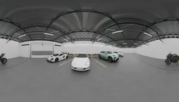 Indoor parking garage studio