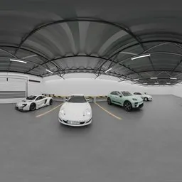 Indoor parking garage studio