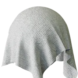 White Terry Cloth Fabric