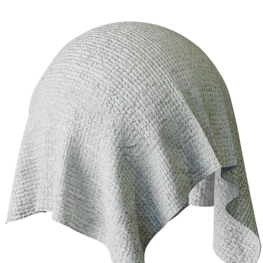 White Terry Cloth Fabric