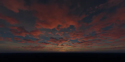 Pink Cloudy Sky