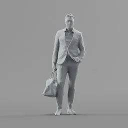 Lowpoly Male Standing