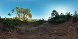 The top of the hill at sunset 17k