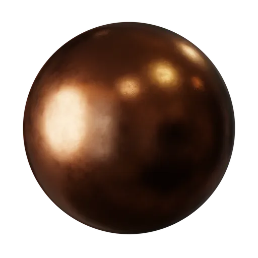 Procedural Antique Polished Bronze