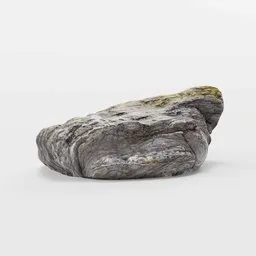 "Beach Rock 8: A photorealistic 3D model for Blender 3D, featuring 2K PBR texturing and a white surface. Perfect for landscape scenes and album cover design."