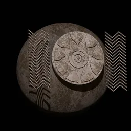 Rokviz Ancient ornament symbol brush