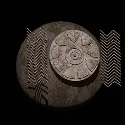 Rokviz Ancient ornament symbol brush