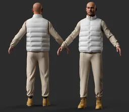 Male Modern Streetwear & Outdoor Outfit