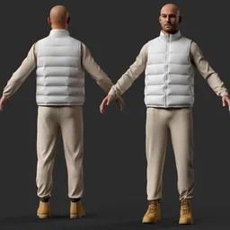 Male Modern Streetwear & Outdoor Outfit
