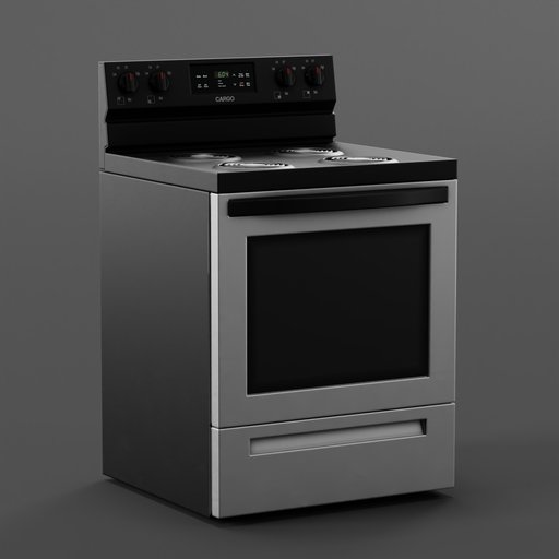 Stove Kitchen Appliances models BlenderKit