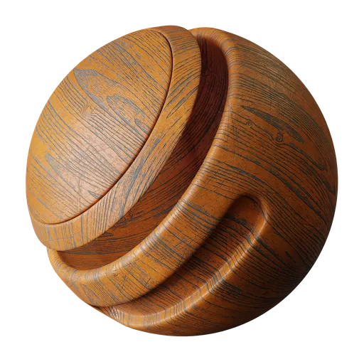Painted old wood