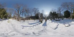 Snowy Cemetery