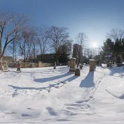 Snowy Cemetery