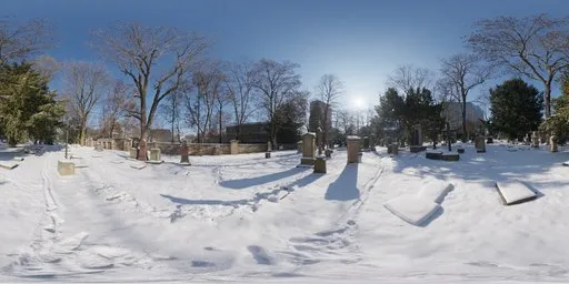 Snowy Cemetery