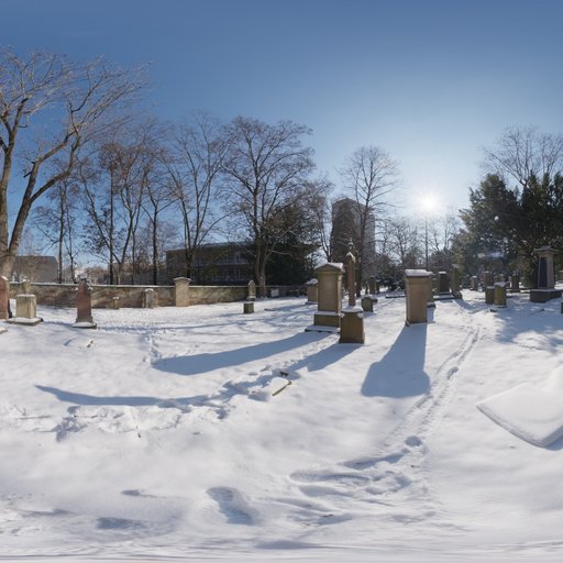 Thumbnail: Snowy Cemetery