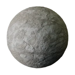 Eroded Pale Gray Sandstone