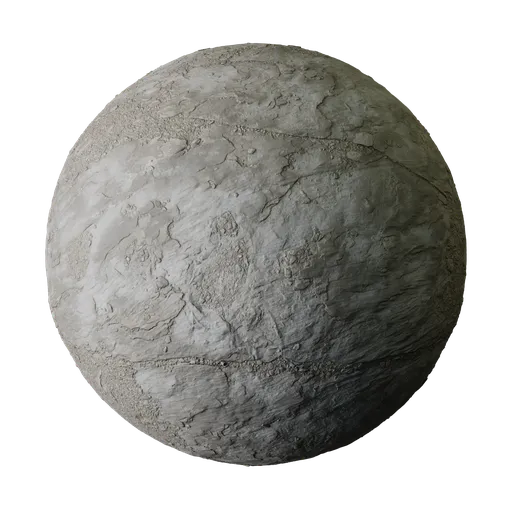 Eroded Pale Gray Sandstone