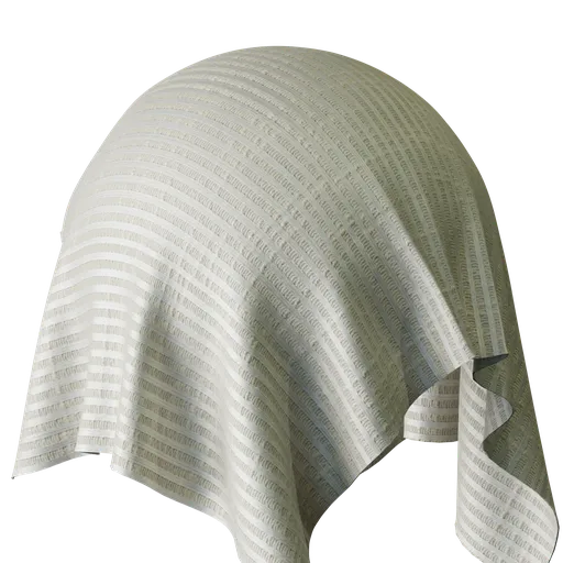 Stripe Natural Jacquard