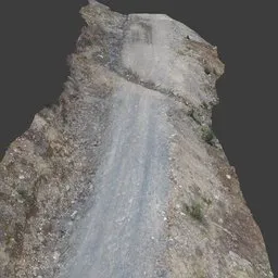 Dirt Road Mountain Photoscan