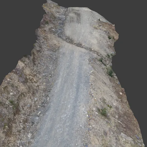 Dirt Road Mountain Photoscan