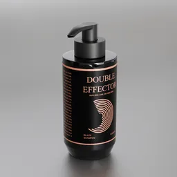 Shampoo Bottle Black