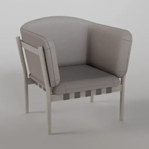 Dowel Lounge Armchair S110
