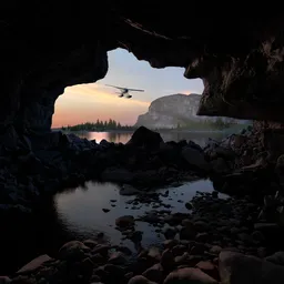 Rocky Cave w/ Landsacpe