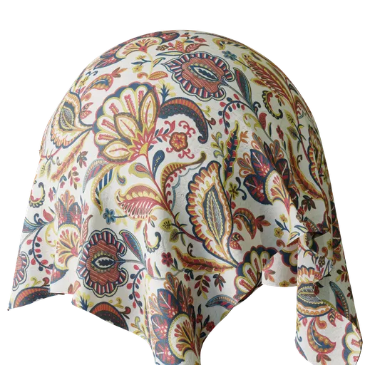 Floral Gold Velvet
