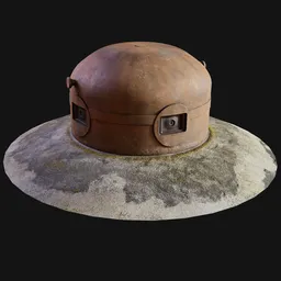 WW2 French Maginot GFM Bunker Rusty