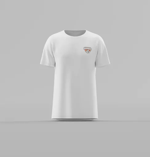 Soccer Shield Graphic White T-Shirt