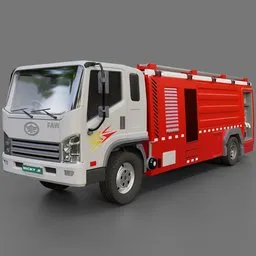 Faw Tiger V Fire Truck