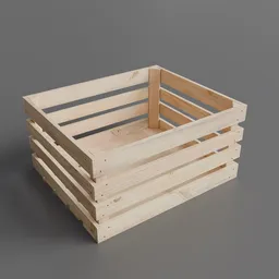 Wooden crate
