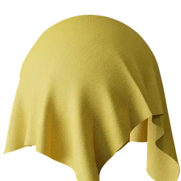 Yellow Threaded Fabric