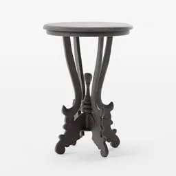 Merle Round End Table