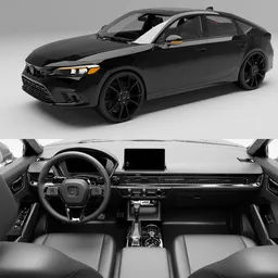 (Rigged)Honda Civic+interior