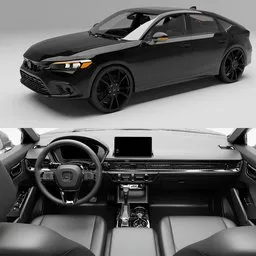 (Rigged)Honda Civic+interior