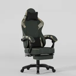 Green gaming chair