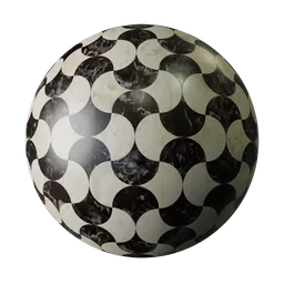 Vintage Marble Checker