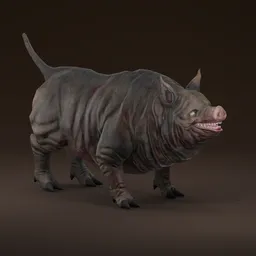 Maneater Pig - Rigged