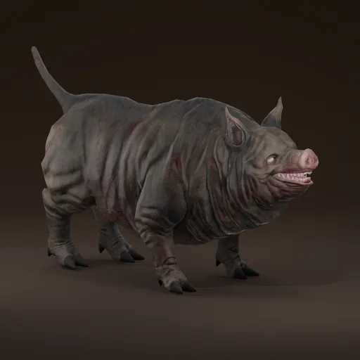 Maneater Pig - Rigged
