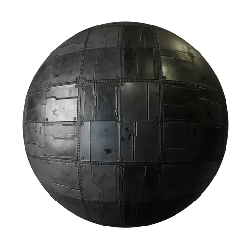 Sci-Fi Metal Panels